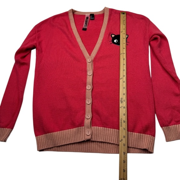 Hello Kitty X Forever 21 Chococat Coral Cardigan - Picture 12 of 13